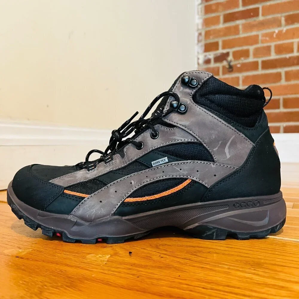 New ECCO Gore-tex Black/Gray Men’s Boots EU 47 US 13-13.5